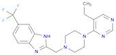 2-[[4-(5-Ethylpyrimidin-4-yl)piperazin-1-yl]methyl]-5-(trifluoromethyl)-1H-benzo[d]imidazole