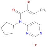 Pyrido[2,3-d]pyriMidin-7(8H)-one, 2,6-dibroMo-8-cyclopentyl-5-Methyl-