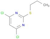 4,6-dichloro-2-(propylthio)pyriMidine