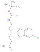 tert-butyl 2-((5-chlorobenzo[d]oxazol-2-yl)(3-oxobutyl)aMino)ethylcarbaMate