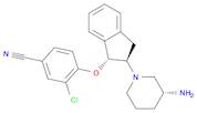 4-(((1R,2R)-2-((R)-3-Aminopiperidin-1-yl)-2,3-dihydro-1H-inden-1-yl)oxy)-3-chlorobenzonitrile