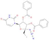 Uridine, 4'-C-azido-5'-deoxy-5'-iodo-, 2',3'-dibenzoate