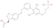 3-Benzofuranacetic acid, 6-[[2',6'-dimethyl-4'-[3-(methylsulfonyl)propoxy][1,1'-biphenyl]-3-yl]met…