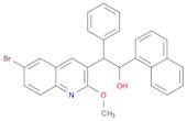 3-Quinolineethanol, 6-bromo-2-methoxy-α-1-naphthalenyl-β-phenyl-, (βR)-