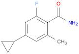 Benzamide, 4-cyclopropyl-2-fluoro-6-methyl-