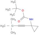 tert-butyl (1-((trimethylsilyl)ethynyl)cyclopropyl)carbamate