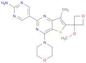 5-(6-(3-Methoxyoxetan-3-yl)-4-Morpholinothieno[3,2-d]pyriMidin-2-yl)pyriMidin-2-aMine