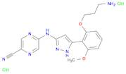 5-(5-(2-(3-aMinopropoxy)-6-Methoxyphenyl)-1H-pyrazol-3-ylaMino)pyrazine-2-carbonitrile hydrochlori…