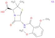 sodium 6-(2,6-dimethoxybenzamido)penicillanate