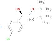 (R)-2-((tert-butyldimethylsilyl)oxy)-1-(4-chloro-3-fluorophenyl)ethanol