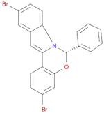 (S)-3,10-dibromo-6-phenyl-6H-benzo[5,6][1,3]oxazino[3,4-a]indole