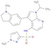 N-(1-Isopropyl-3-(1-methylindolin-6-yl)-1H-pyrrolo[2,3-b]pyridin-4-yl)-1-methyl-1H-pyrazole-3-sulf…