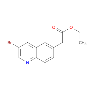 Ethyl 2-(3-broMoquinolin-6-yl)acetate