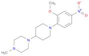 1-(1-(2-methoxy-4-nitrophenyl)piperidin-4-yl)-4-methylpiperazine