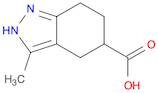 3-Methyl-4,5,6,7-tetrahydro-1H-indazol-5-carboxylic acid