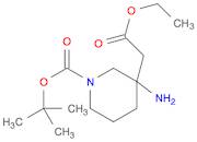 tert-butyl 3-aMino-3-(2-ethoxy-2-oxoethyl)piperidine-1-carboxylate