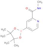 N-Methyl-4-(4,4,5,5-tetraMethyl-1,3,2-dioxaborolan-2-yl)pyridin-2-carboxaMide