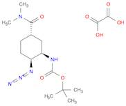 Tert-Butyl(1R,2S,5S)-2-azido-5-[(dimethylamino)carbonyl]cyclohexylcarbamate oxalic acid