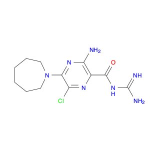 3-Amino-5-(azepan-1-yl)-N-carbamimidoyl-6-chloropyrazine-2-carboxamide