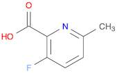 3-Fluoro-6-methylpyridine-2-carboxylic acid