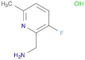 (3-fluoro-6-methylpyridin-2-yl)methanamine hydrochloride