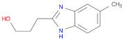 1H-Benzimidazole-2-propanol,5-methyl-(9CI)