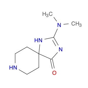 2-(Dimethylamino)-1,3,8-triazaspiro[4.5]dec-1-en-4-one
