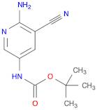 tert-butyl (6-amino-5-cyano-3-pyridinyl)carbamate