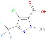 4-chloro-1-methyl-3-(trifluoromethyl)-1H-pyrazole-5-carboxylic acid