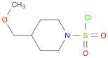 4-(Methoxymethyl)-1-piperidinesulfonyl Chloride