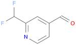 2-(Difluoromethyl)pyridine-4-carboxaldehyde, 2-(Difluoromethyl)-4-formylpyridine