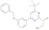 (4-(3-Benzyloxyphenyl)-2-ethylsulfinyl-6-(trifluoroMethyl)pyriMidine