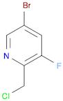 5-Bromo-2-(chloromethyl)-3-fluoropyridine