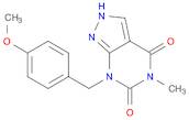 7-[(4-Methoxyphenyl)Methyl]-5-Methyl-2H-pyrazolo[3,4-d]pyriMidine-4,6(5H,7H)-dione