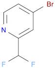 4-Bromo-2-(difluoromethyl)pyridine