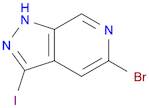 5-Bromo-3-iodo-1H-pyrazolo[3,4-c]pyridine