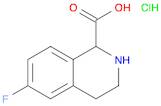 6-FLUORO-1,2,3,4-TETRAHYDRO-ISOQUINOLINE-1-CARBOXYLIC ACID HYDROCHLORIDE