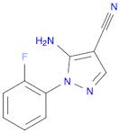 5-AMINO-1-(2-FLUOROPHENYL)-1H-PYRAZOLE-4-CARBONITRILE