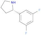 (2S)-2-(3,5-DIFLUOROPHENYL)PYRROLIDINE