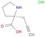 (S)-2-(Prop-2-yn-1-yl)pyrrolidine-2-carboxylic acid hydrochloride