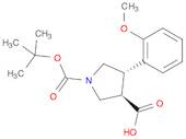 BOC-(TRANS)-4-(2-METHOXY-PHENYL)-PYRROLIDINE-3-CARBOXYLIC ACID