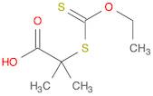 2-((Ethoxythioxo methyl)thio)-2-methylpropanoic acid