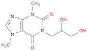 1-(2,3-dihydroxypropyl)-3,7-dihydro-3,7-dimethyl-1H-purine-2,6-dione