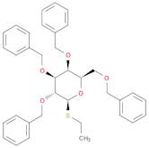 1-S-Ethyl 2,3,4,6-tetra-O-benzyl-b-D-thiogalactopyranoside