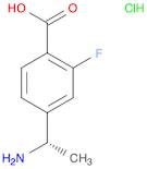 (S)-4-(1-Aminoethyl)-2-fluorobenzoic acid hydrochloride