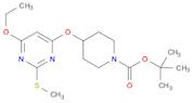 4-(6-Ethoxy-2-Methylsulfanyl-pyriMidin-4-yloxy)-piperidine-1-carboxylic acid tert-butyl ester