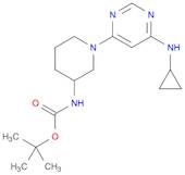 tert-Butyl (1-(6-(cyclopropylamino)pyrimidin-4-yl)piperidin-3-yl)carbamate