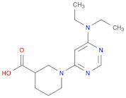 1-(6-(Diethylamino)pyrimidin-4-yl)piperidine-3-carboxylic acid