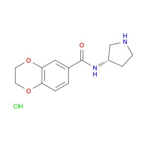 (S)-N-(Pyrrolidin-3-yl)-2,3-dihydrobenzo[b][1,4]dioxine-6-carboxamide hydrochloride