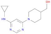 [1-(6-CyclopropylaMino-pyriMidin-4-yl)-piperidin-4-yl]-Methanol